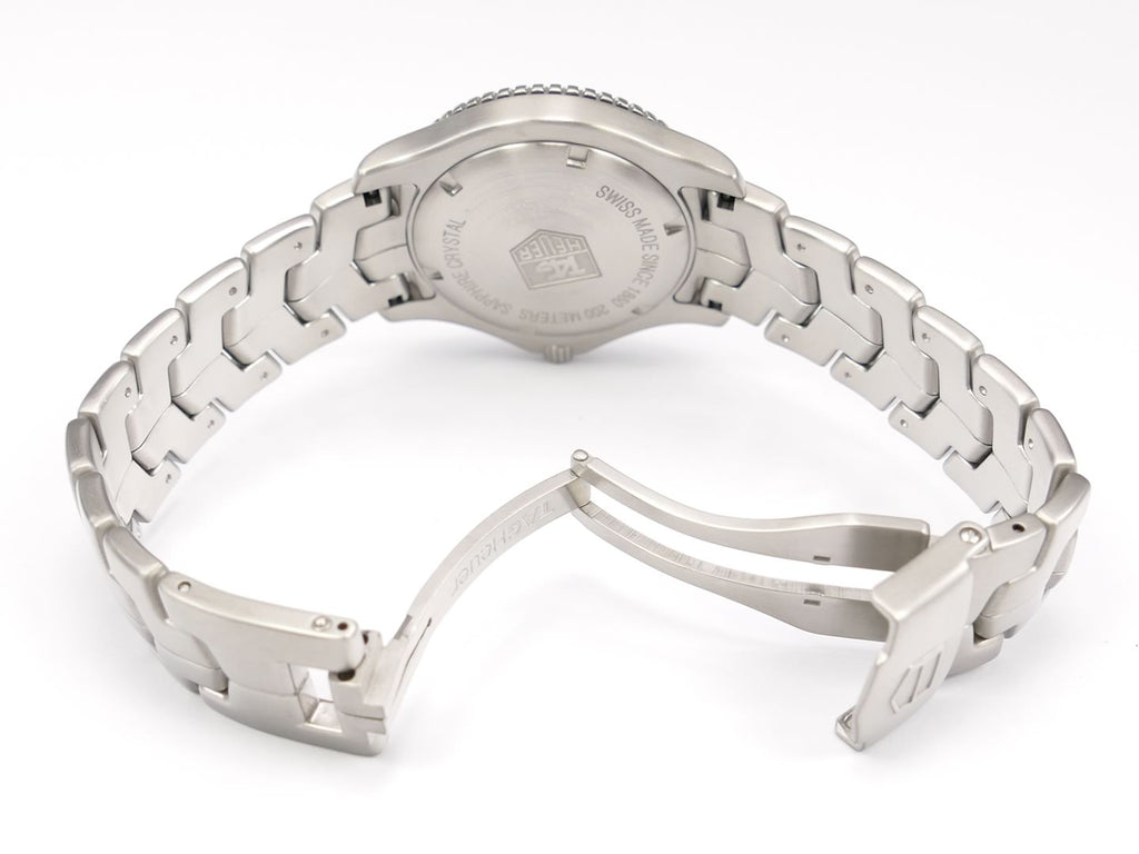 TAG Heuer Link Silver WJ1111.BA0570 folding clasp with security clasp