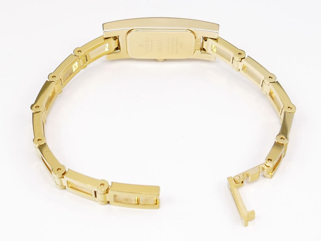 Gucci 3900L Black Dial 18k Gold clip
