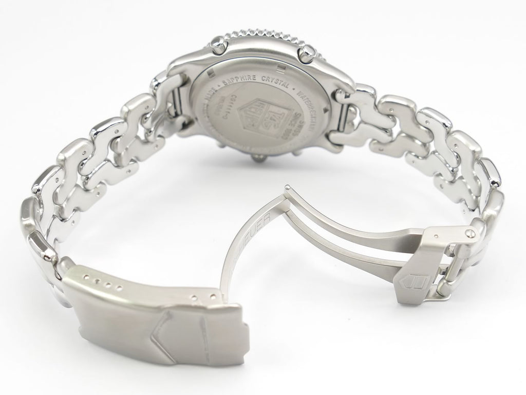 TAG Heuer SEL Chronograph CG1111-0 folding clasp with security clasp
