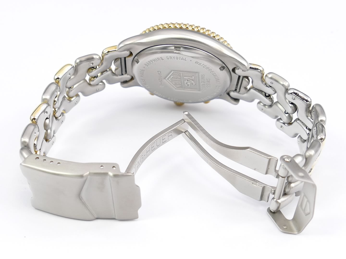 TAG Heuer SEL CG1120-0 folding clasp with security clasp