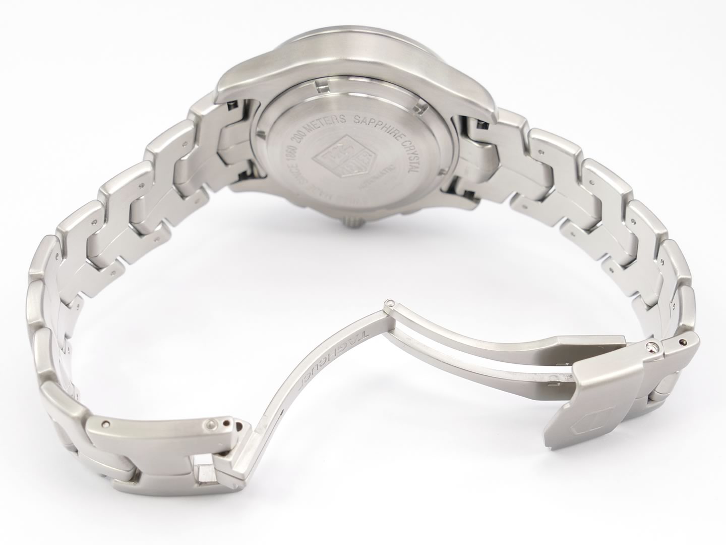 TAG Heuer Link CJF2110.BA0576 folding clasp with security