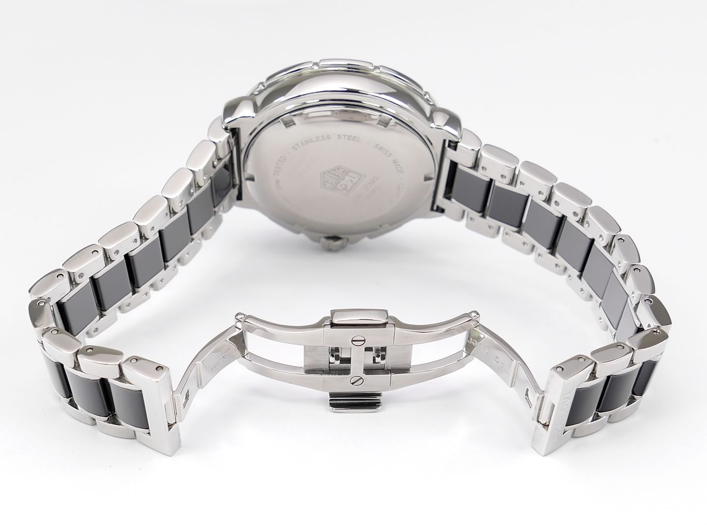 TAG Heuer Formula 1 Black Ceramic CAH1210.BA0862 double folding clasp
