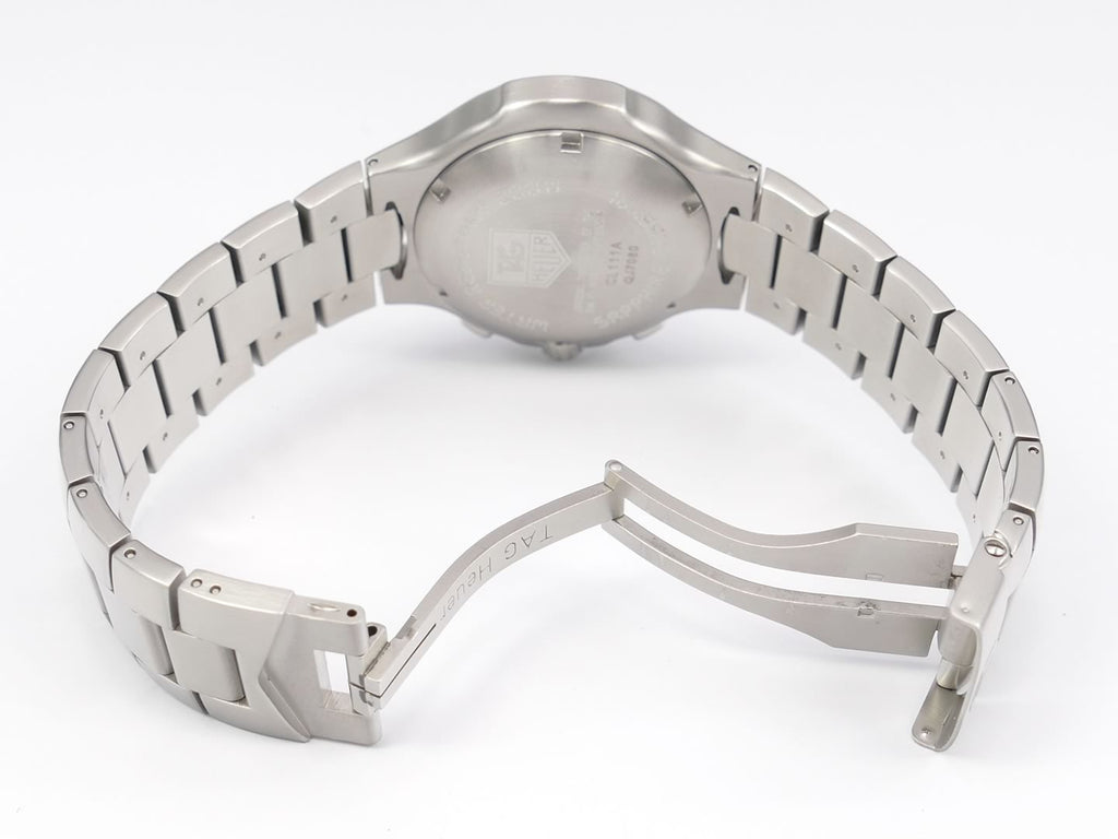 TAG Heuer Kirium F1 CL111A.BA0700 folding clasp with security