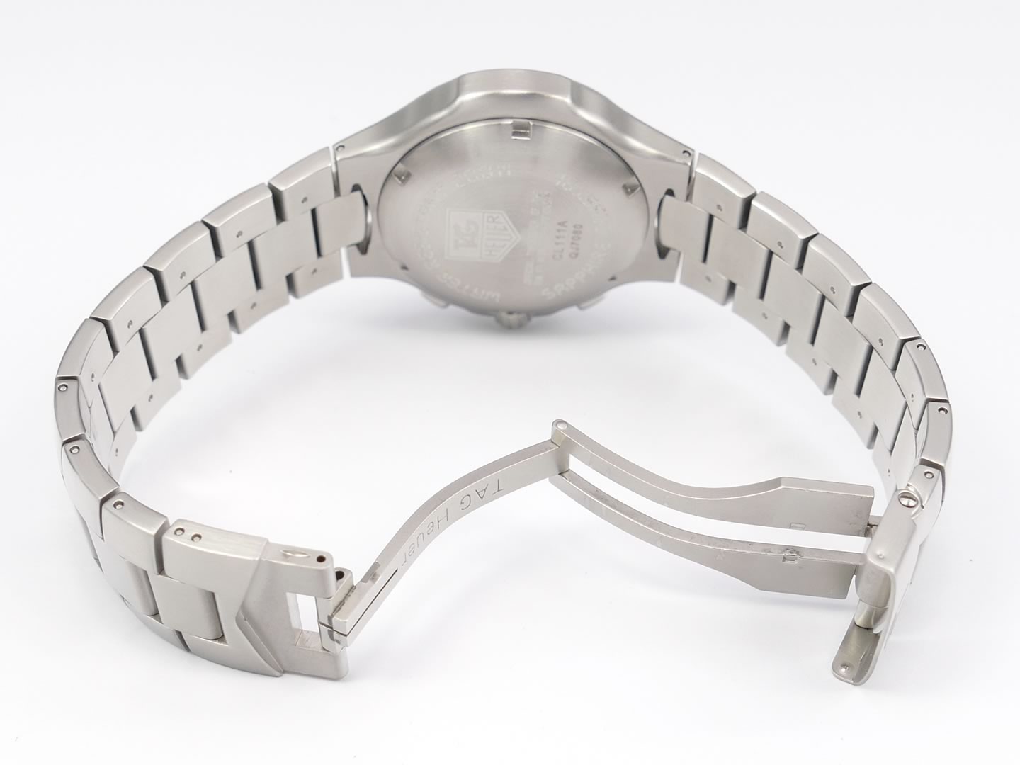 TAG Heuer Kirium F1 CL111A.BA0700 folding clasp with security