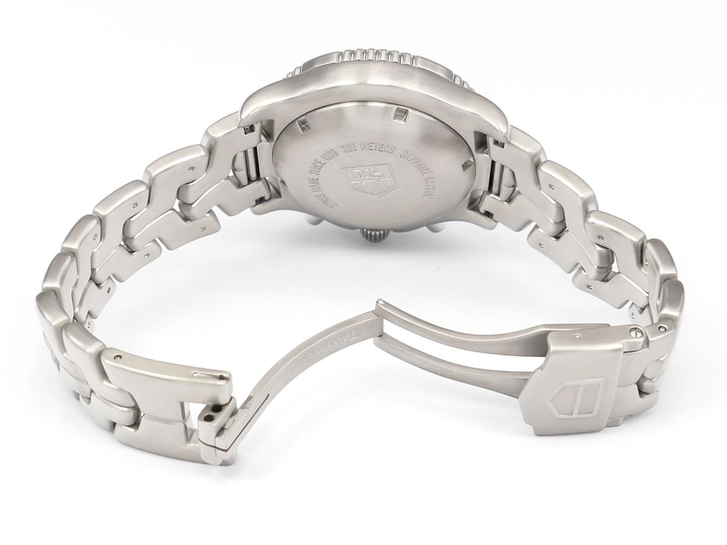 TAG Heuer Link CT2111.BA0550 folding clasp with security clasp