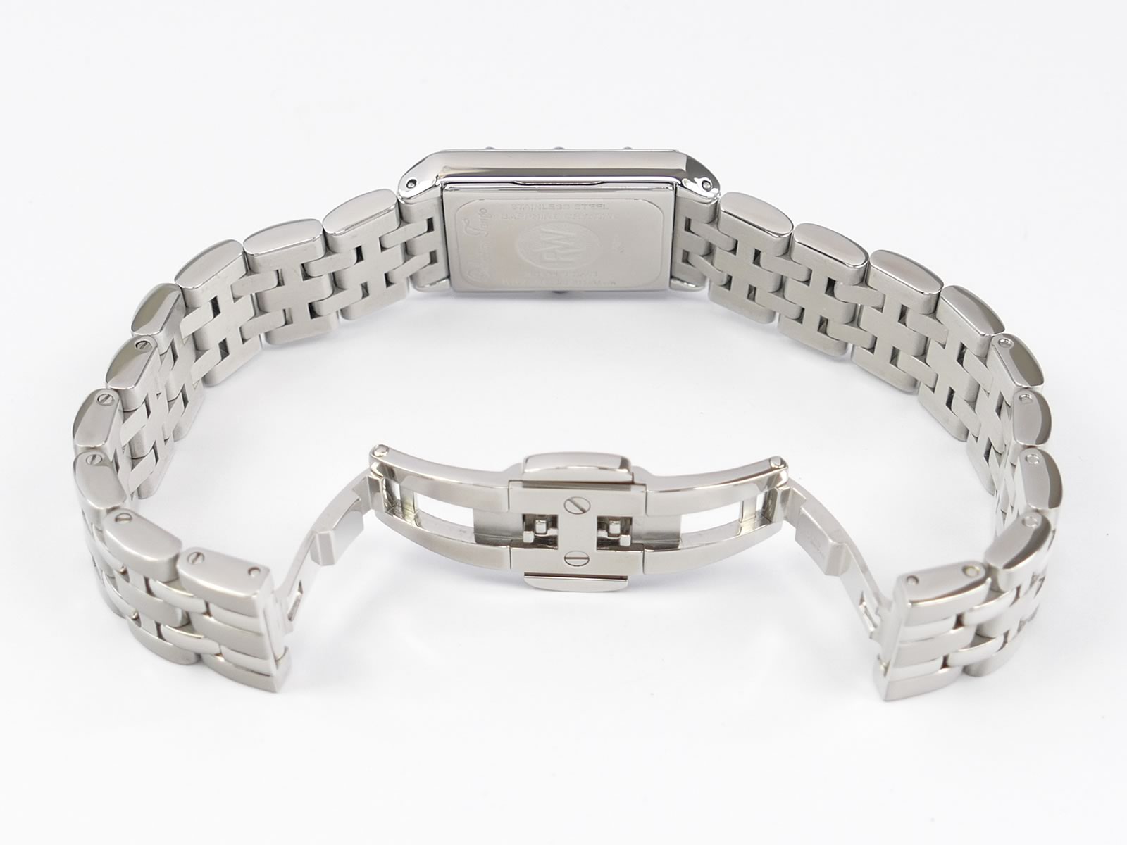 Raymond Weil Tango 5971 stainless steel bi folding clasp
