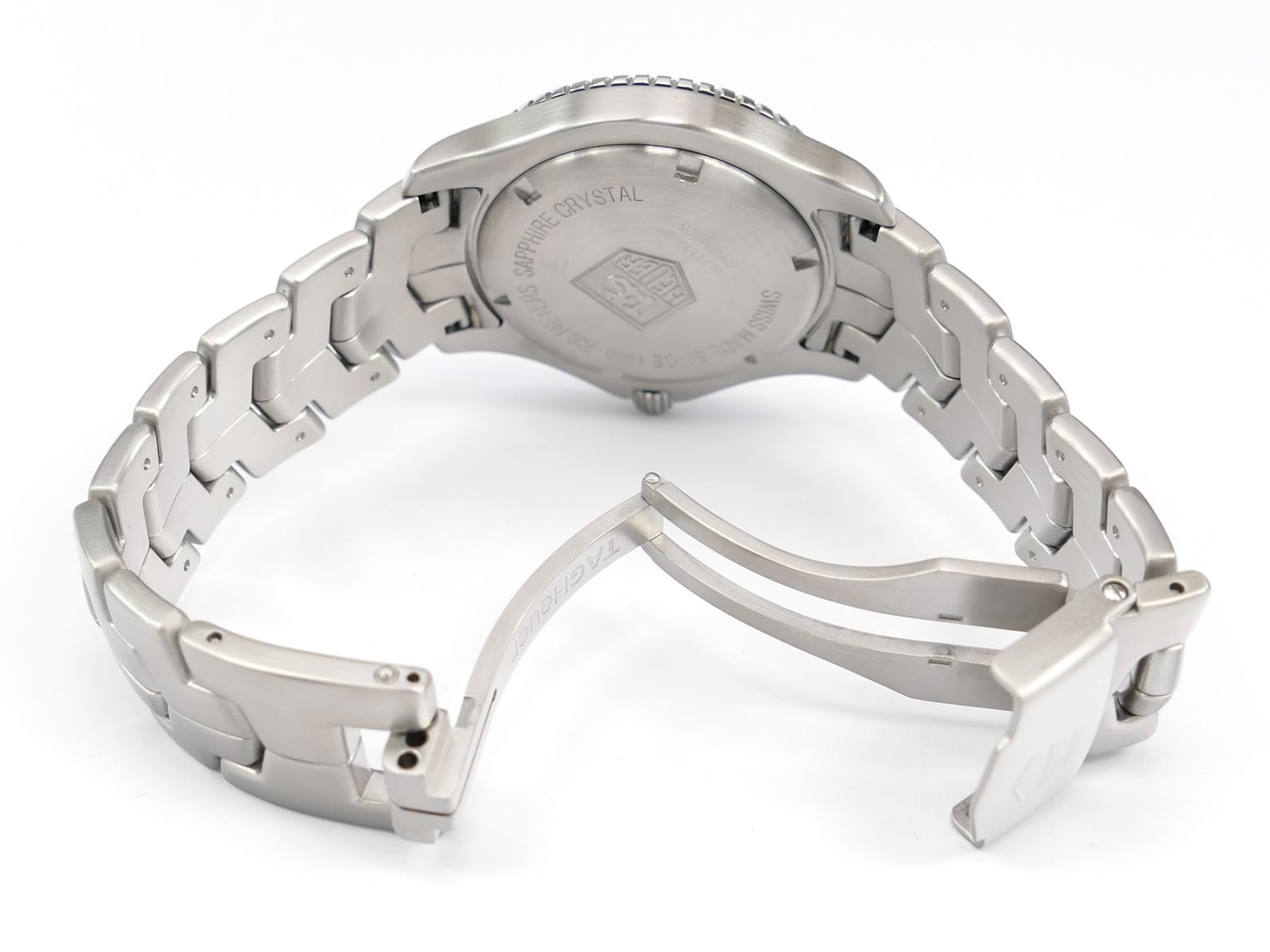 TAG Heuer Link WJ1112-0 folding clasp with security clasp