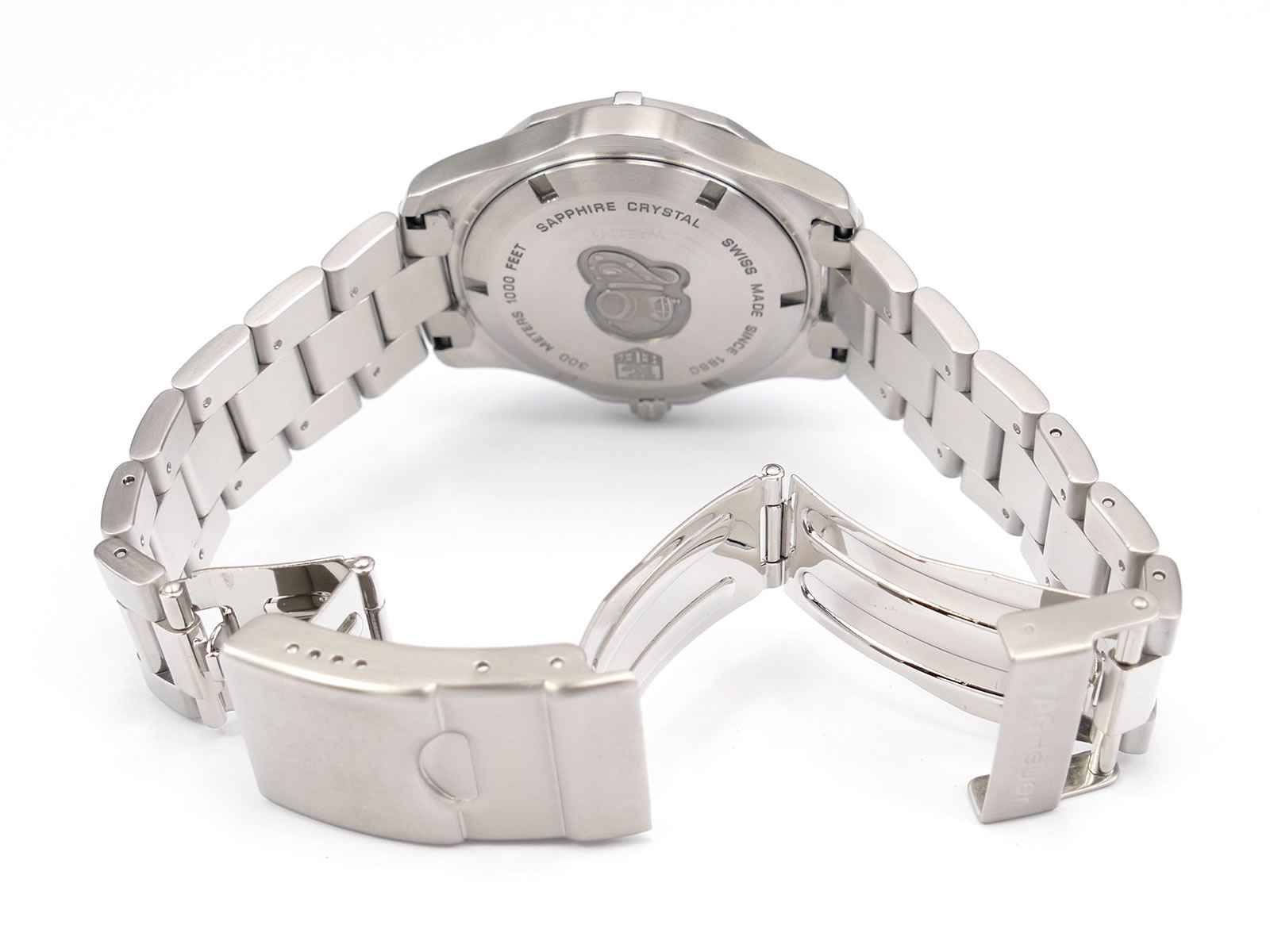 TAG Heuer Aquaracer WAF1113.BA0801 folding clasp with wet suit expansion