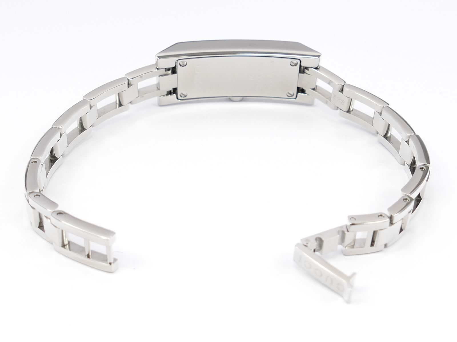 Gucci G-Link 110 stainless steel bangle clip