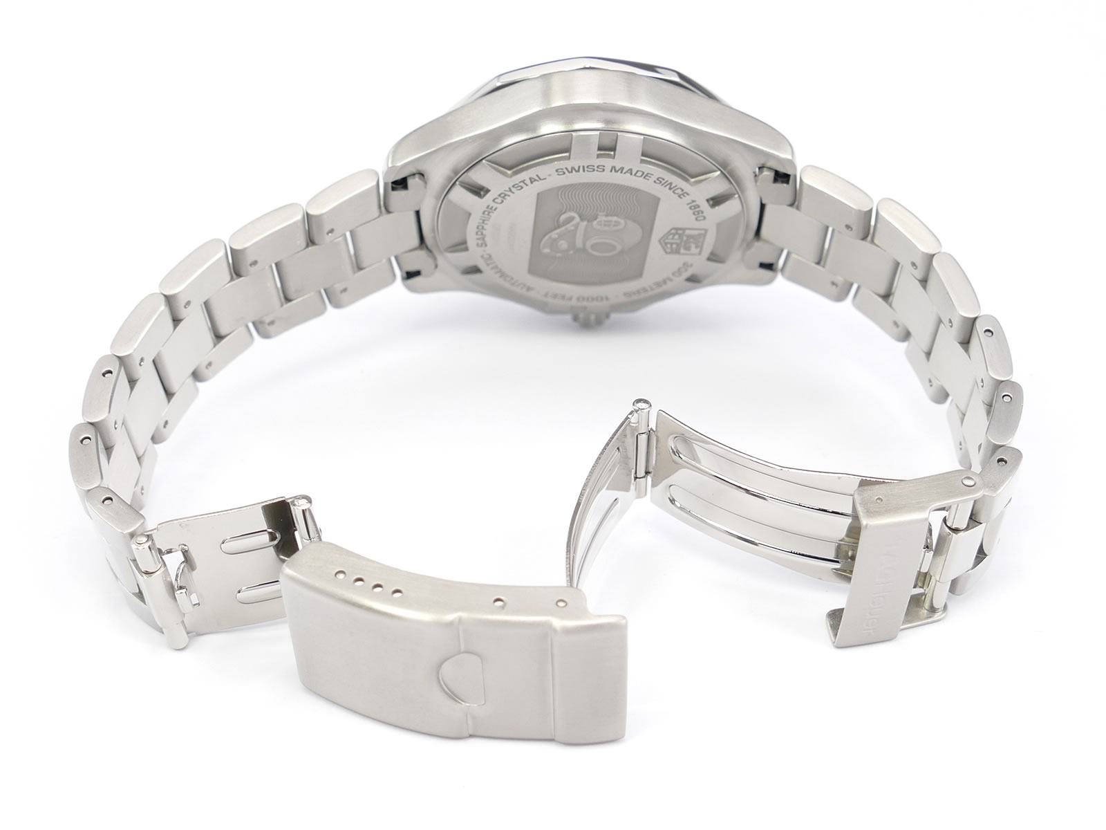 TAG Heuer Aquaracer WAB2011.BA0803 folding clasp and wet suit expansion
