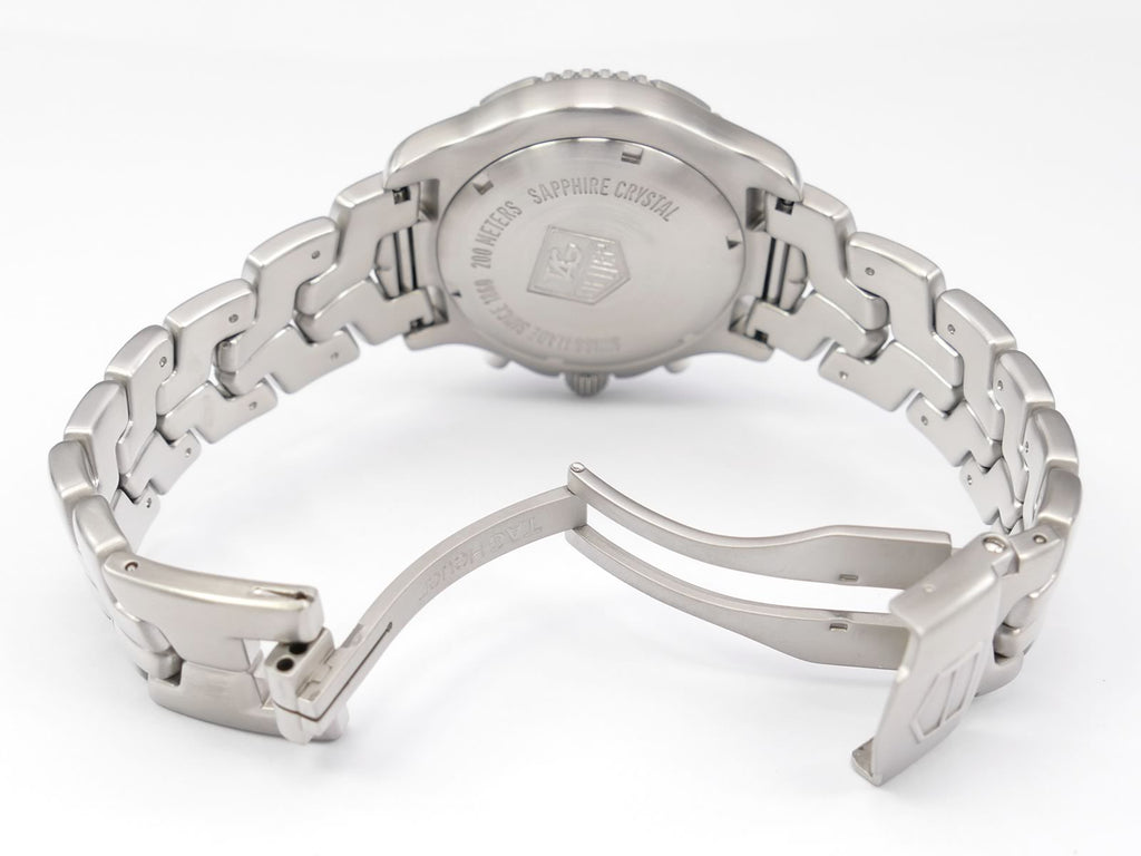 TAG Heuer Link CT1110.BA0550 folding clasp with security clasp