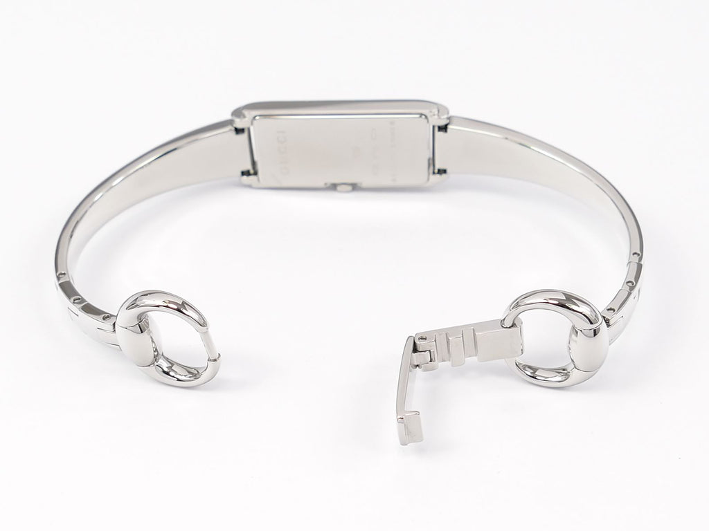 Gucci G-Line 109 Stainless Steel bangle with clip