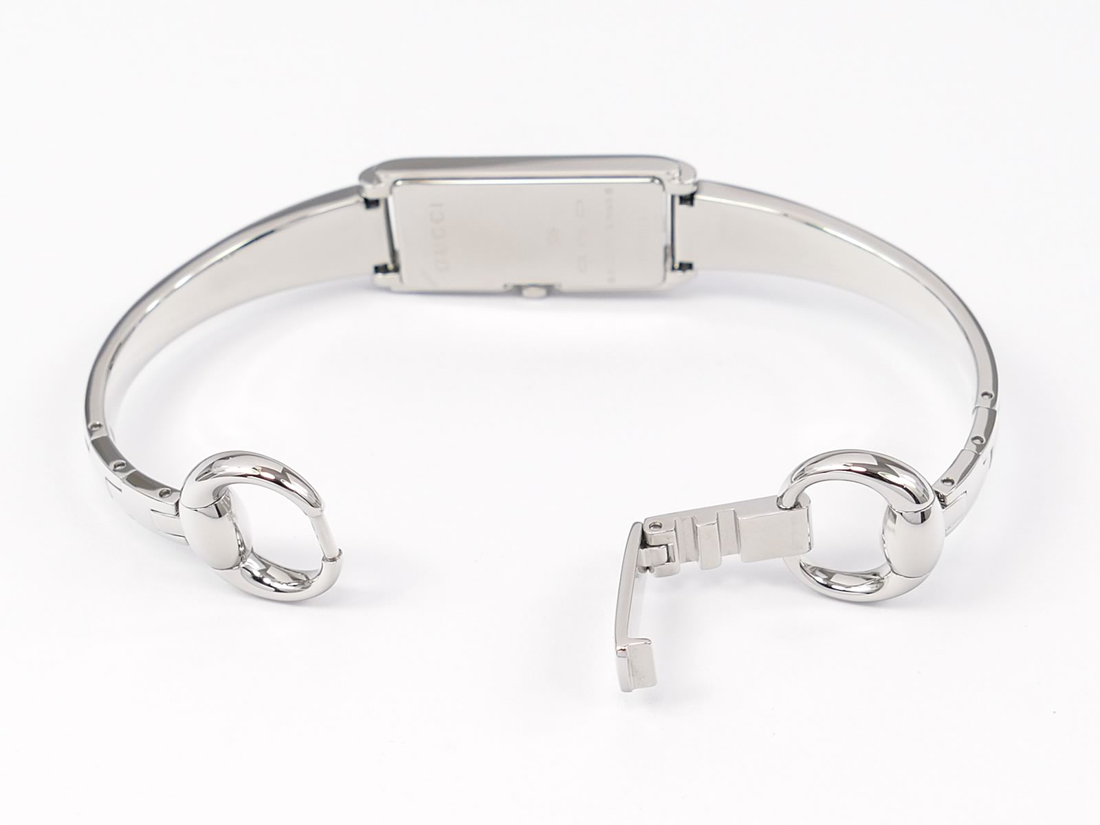 Gucci G-Line 109 Stainless Steel bangle with clip