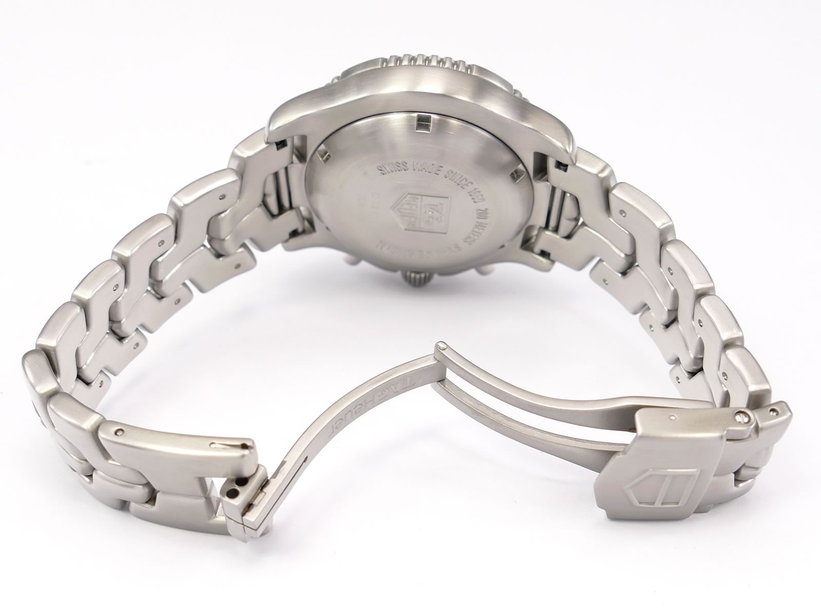 TAG Heuer Link CT2111 stainless steel folding clasp