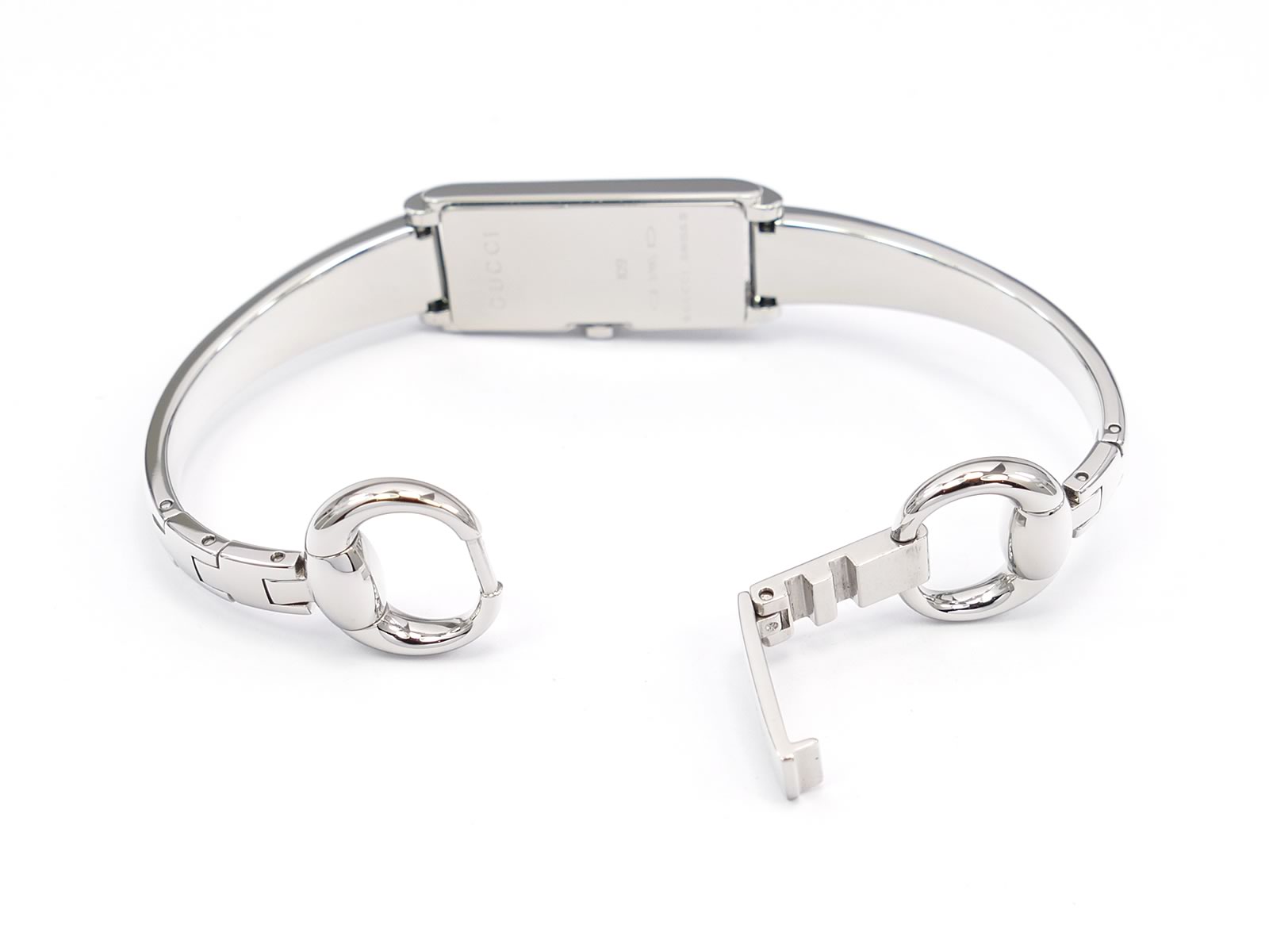 Gucci G-Line 109 Stainless Steel bangle clip