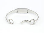 Gucci G-Line 109 Stainless Steel bangle clip