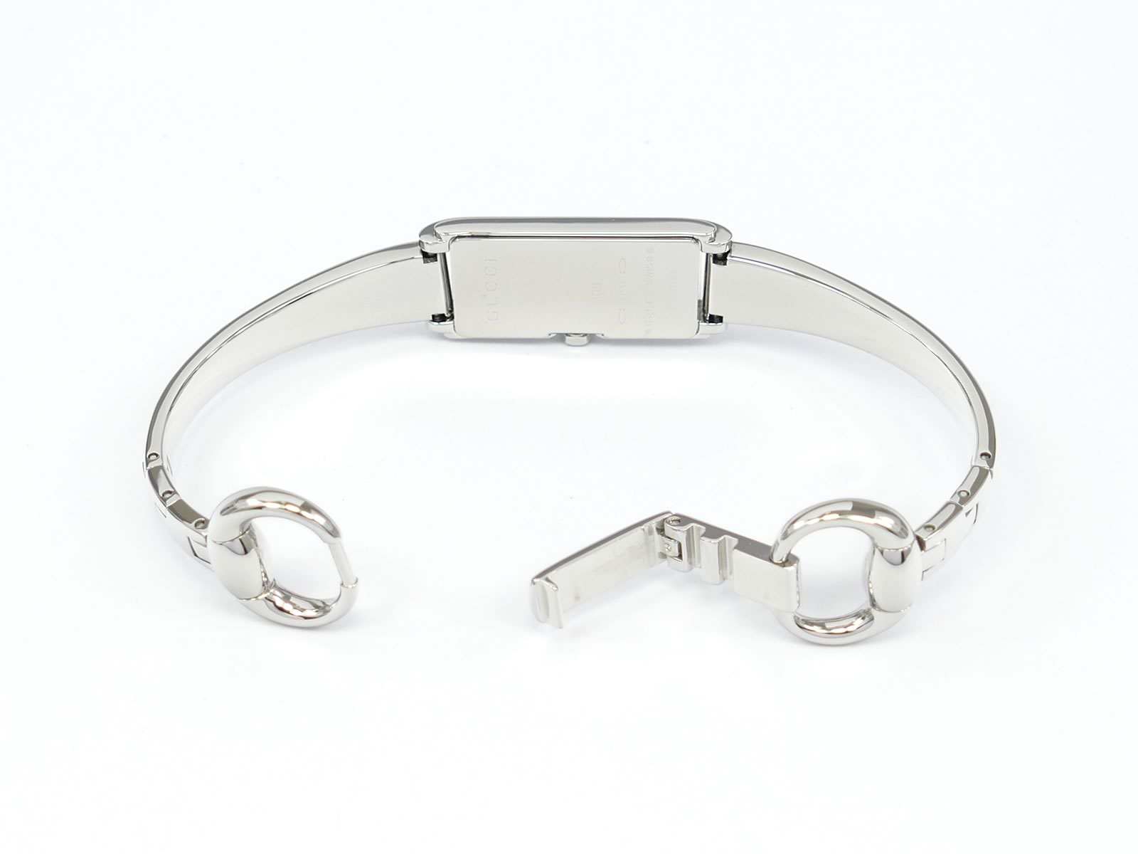 Gucci G-Line 109 Stainless Steel bangle clip