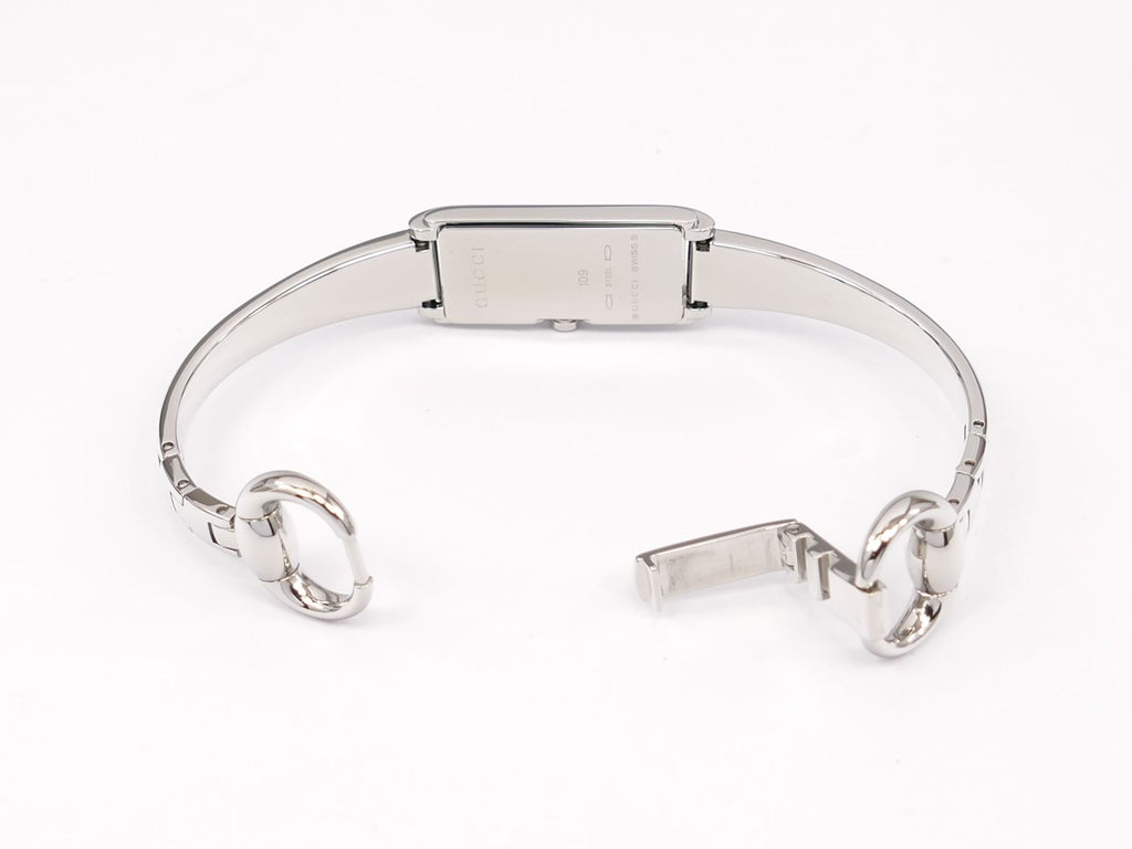 Gucci G-Line 109 Stainless Steel bangle clip