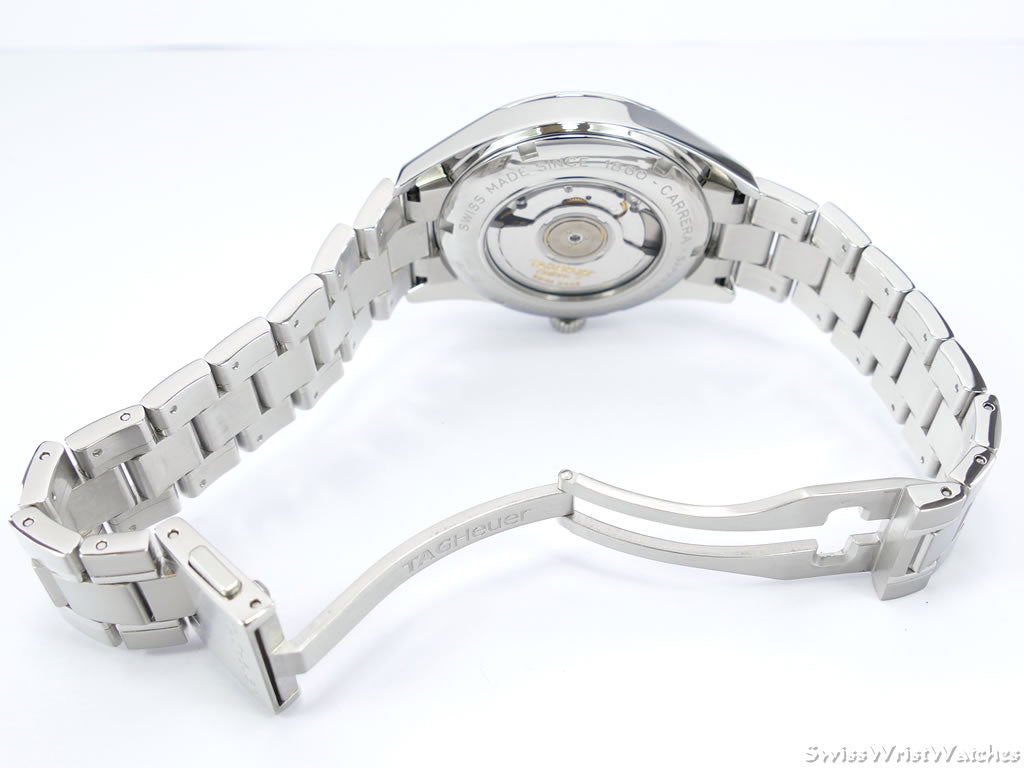 TAG Heuer Carrera Twin-Time WV2115.BA0787 Black Automatic GMT Box / Papers 39mm