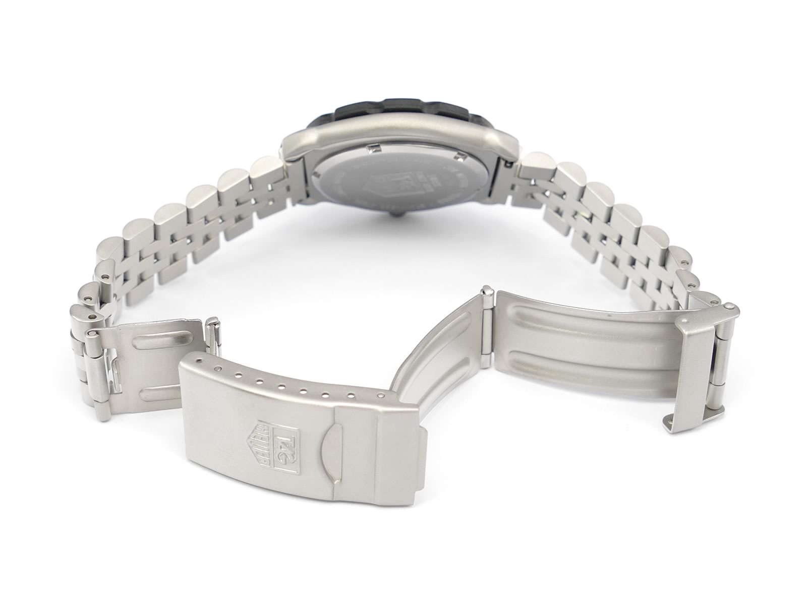 TAG Heuer Formula 1 WA1211 folding clasp with wet suit expansion