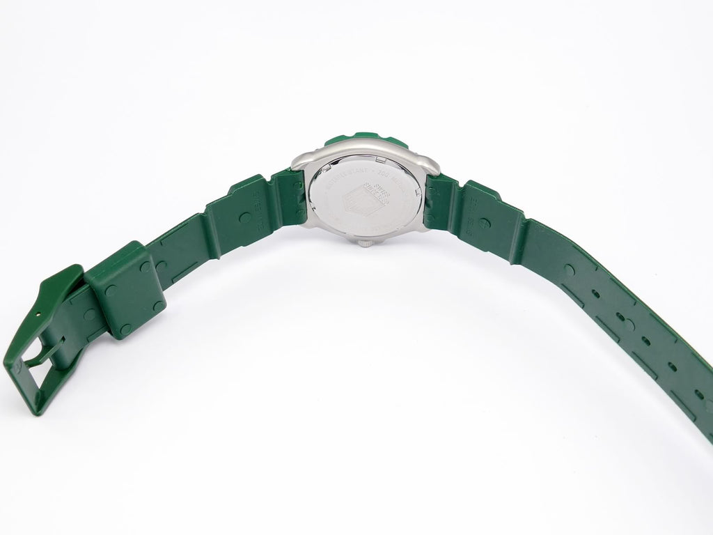 TAG Heuer Formula 1 WA1212 green rubber strap