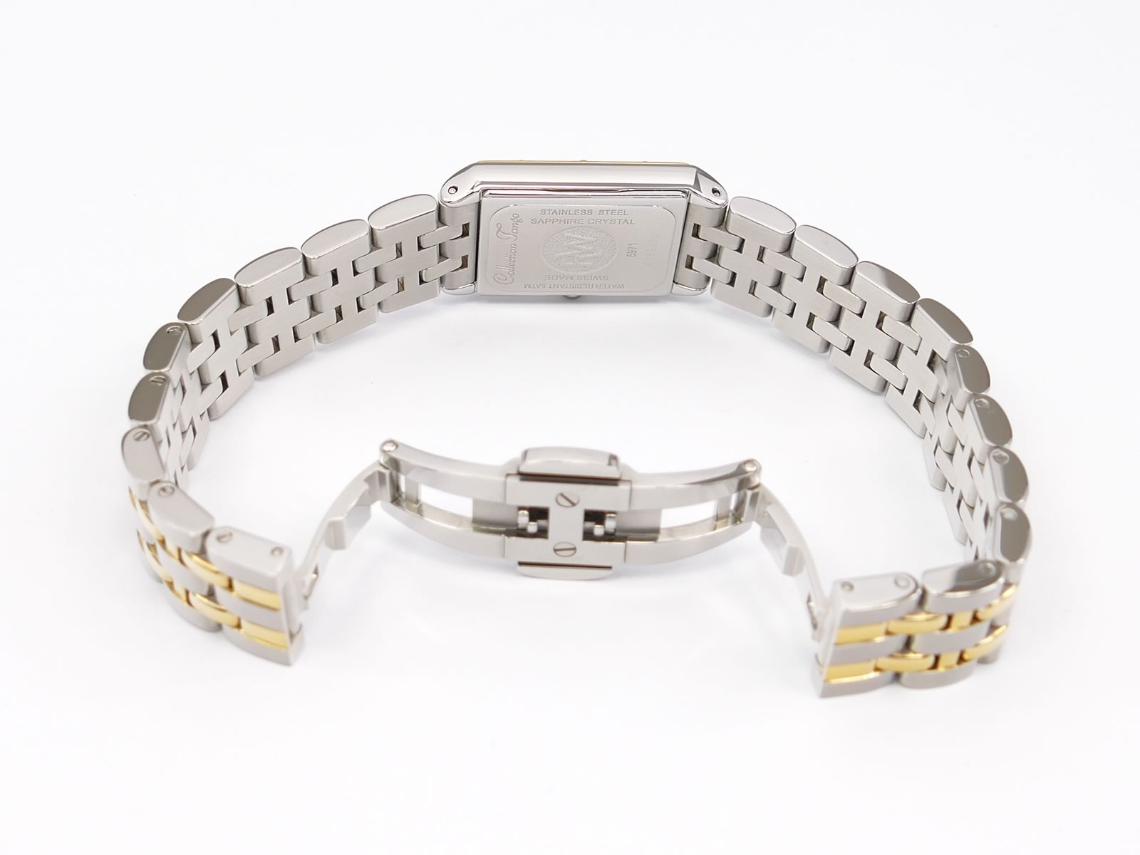 Raymond Weil Tango Stainless Steel & 18k Gold bracelet 5971-SPS-00995