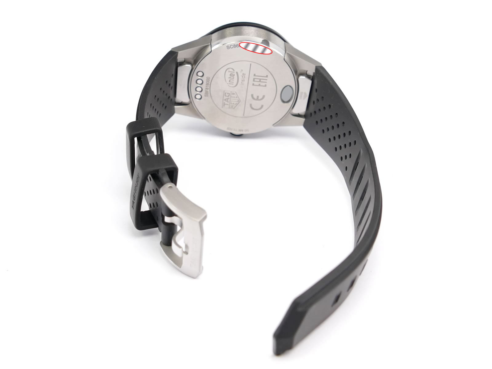 TAG Heuer Connected Modular 41 Titanium SBF818000.11FT8031 2 piece rubber strap