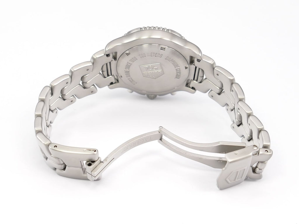 TAG Heuer Link CT1111.BA0550 folding clasp with security clip