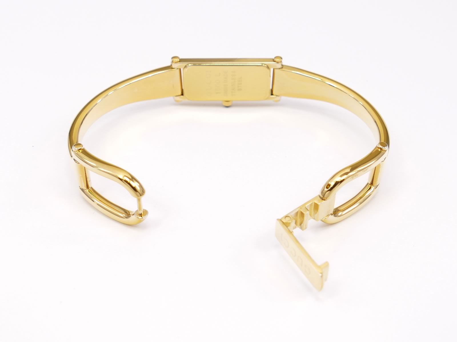 Gucci 1500L 18k Gold Plated Bangle clip