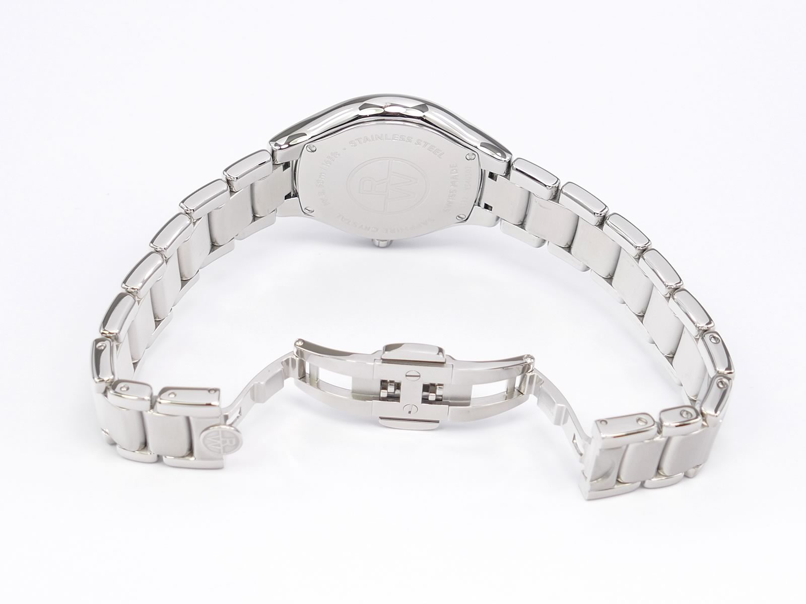 Raymond Weil Noemia 5132 stainless steel bi folding clasp