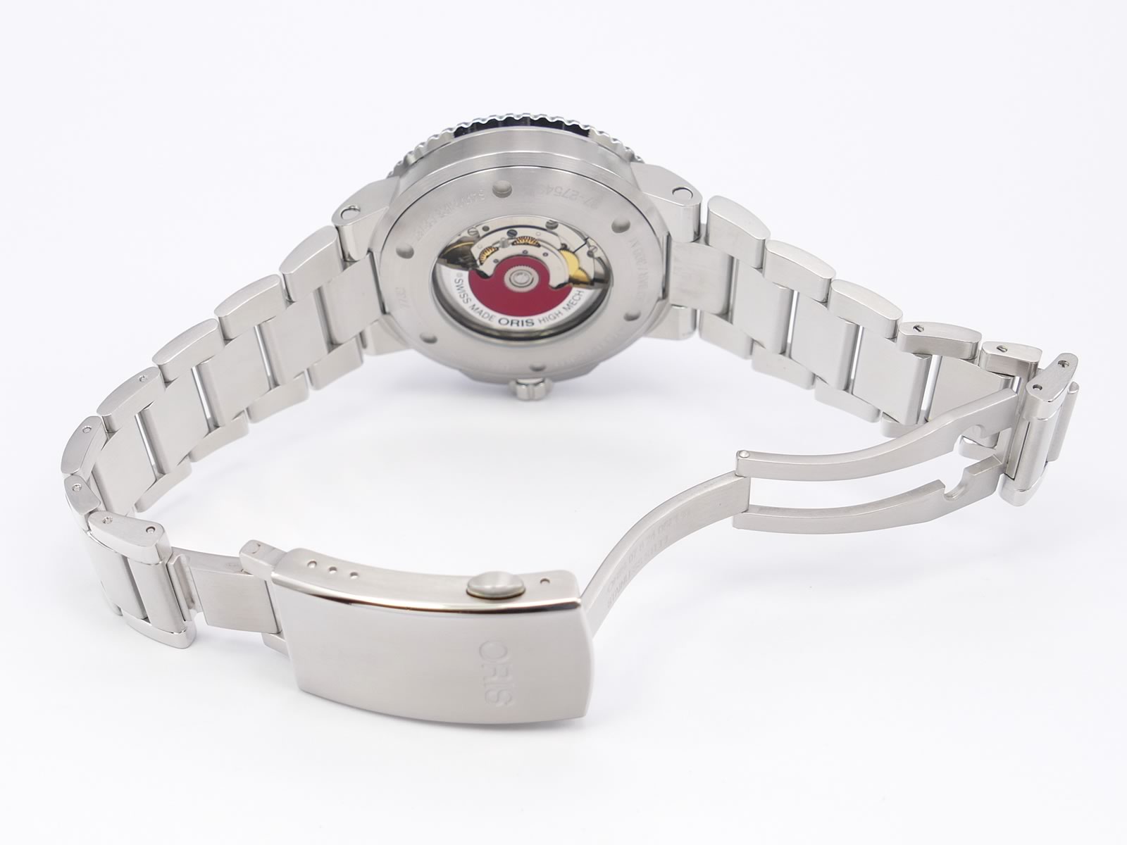 Oris Aquis 01 733 7730 4157 folding clasp