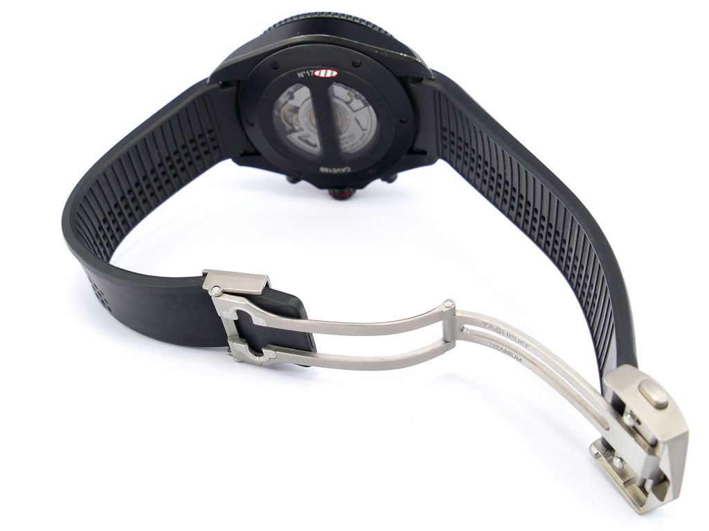 TAG Heuer Grand Carrera CAV518B titanium clasp