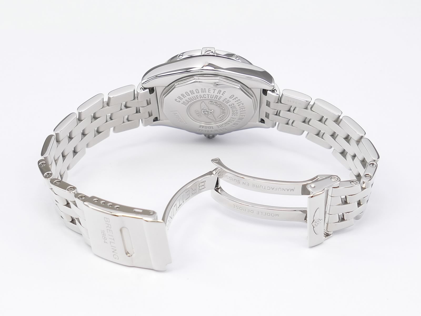 Breitling Galactic 32 A71356 stainless steel folding clasp