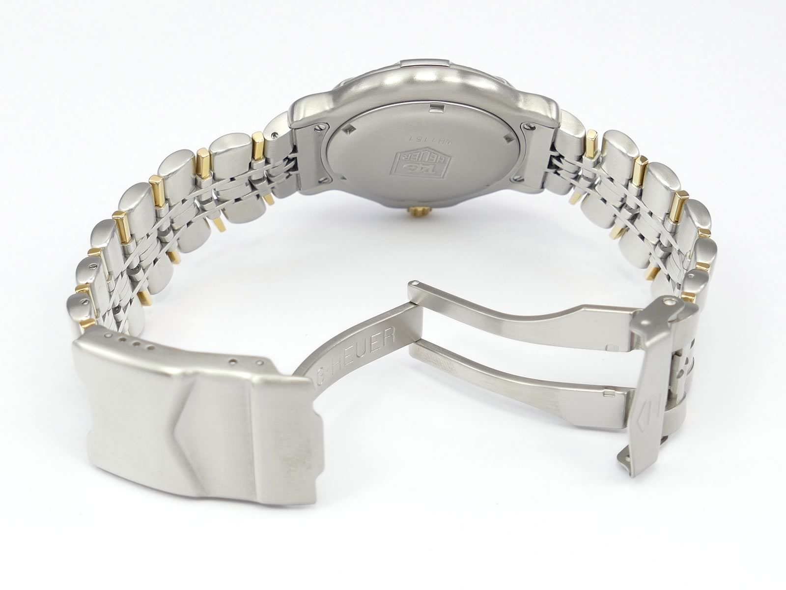 TAG Heuer 6000 WH1151 Stainless Steel butterfly clasp