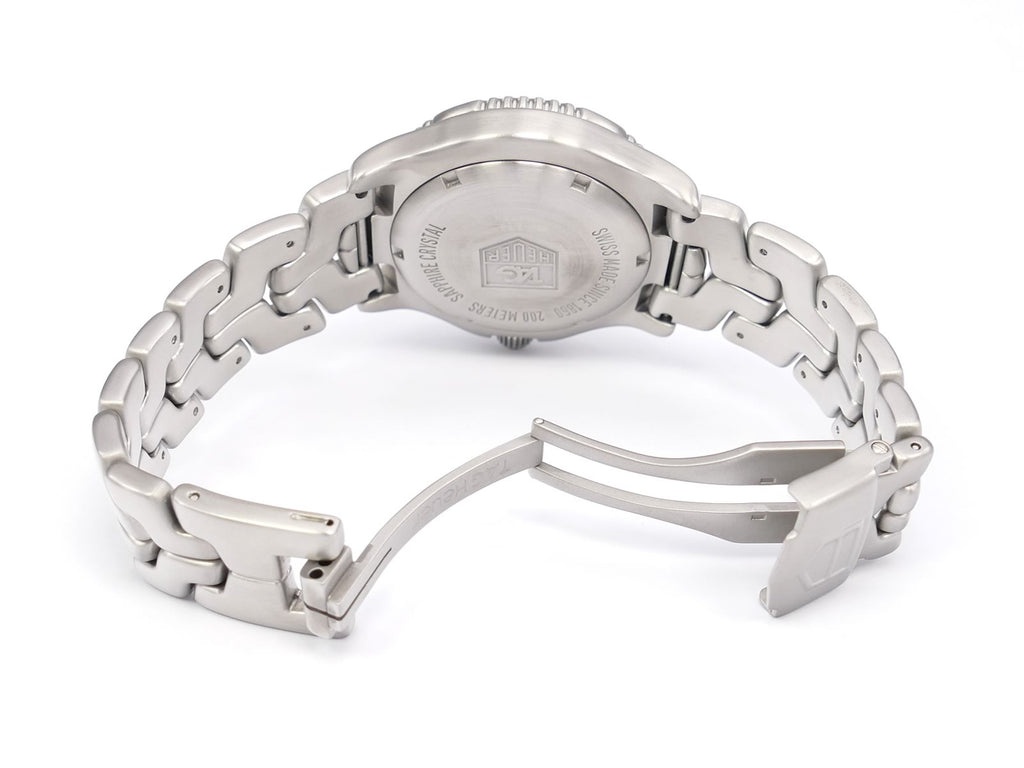 TAG Heuer Link WT1112.BA0550 folding clasp with security clip
