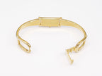Gucci 1500L 18k Gold Plated bangle clip