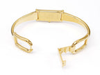 Gucci 1500L 18k Gold Plated Bangle clip