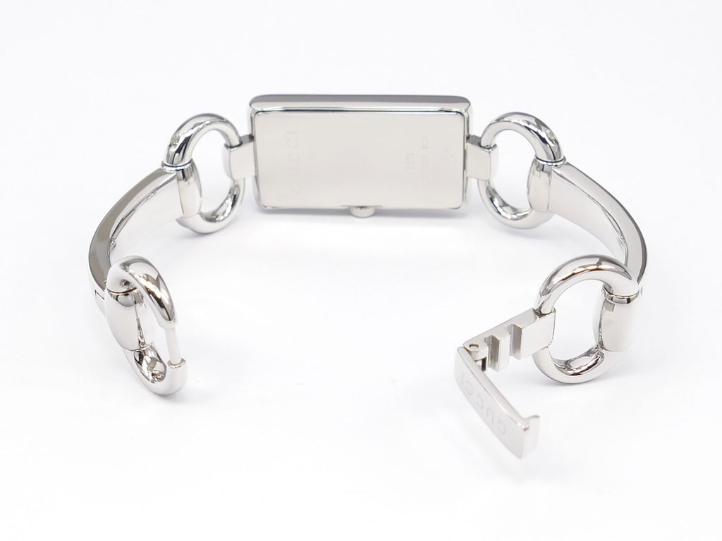 Gucci Tornabuoni 119 stainless steel bangle clip