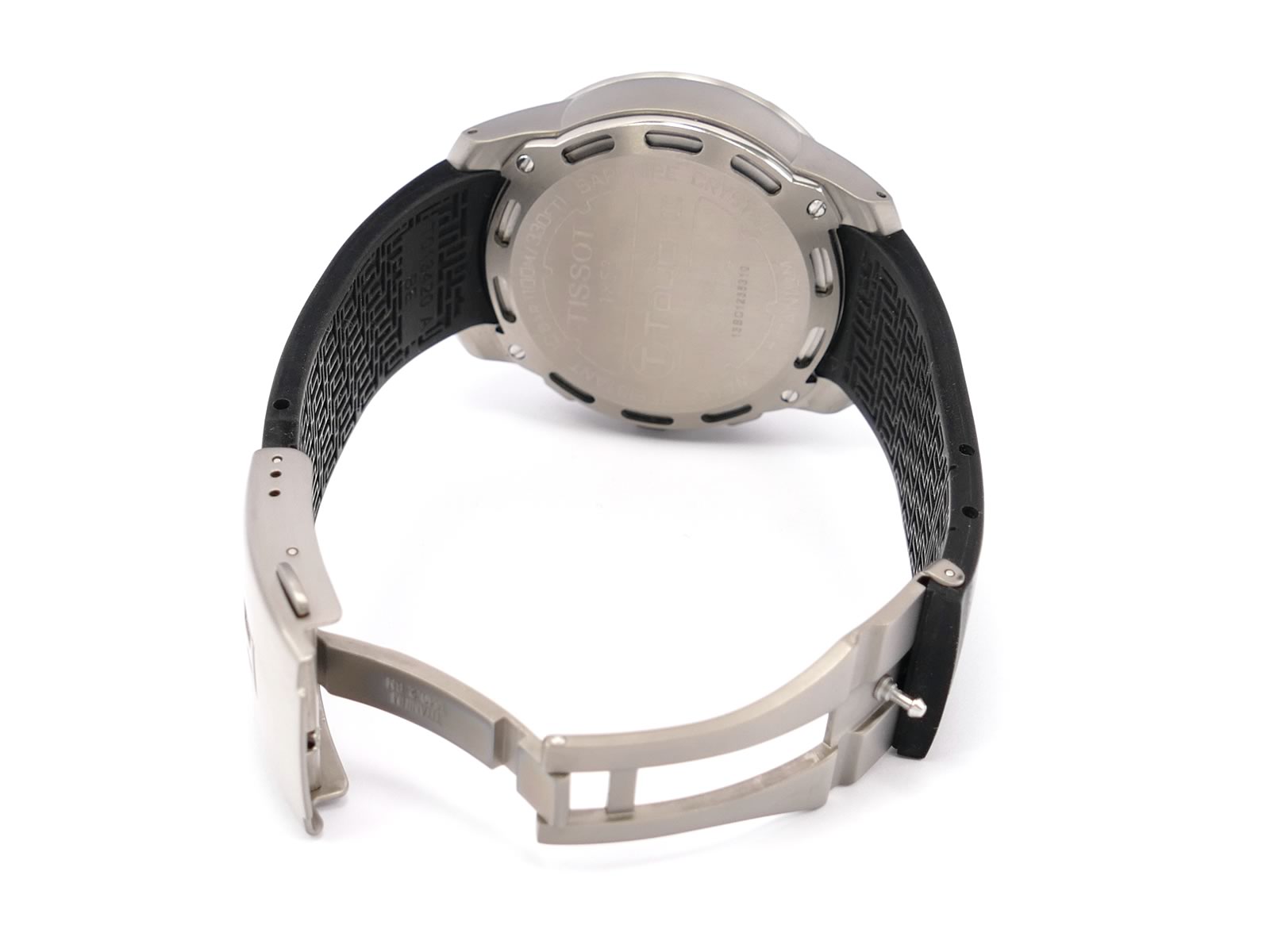 Tissot T-Touch II Black rubber strap T047420 A