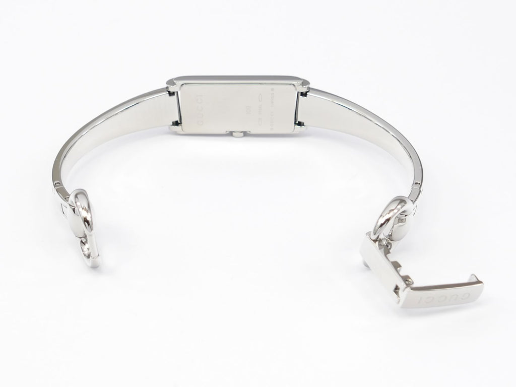 Gucci G-Line 109 YA109519 stainless steel bangle clip