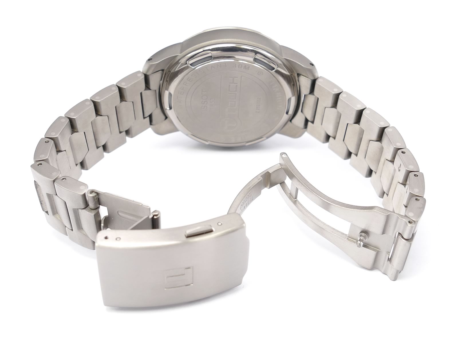 Tissot T-Touch Titanium folding clasp with wet suit expansion Z252/352