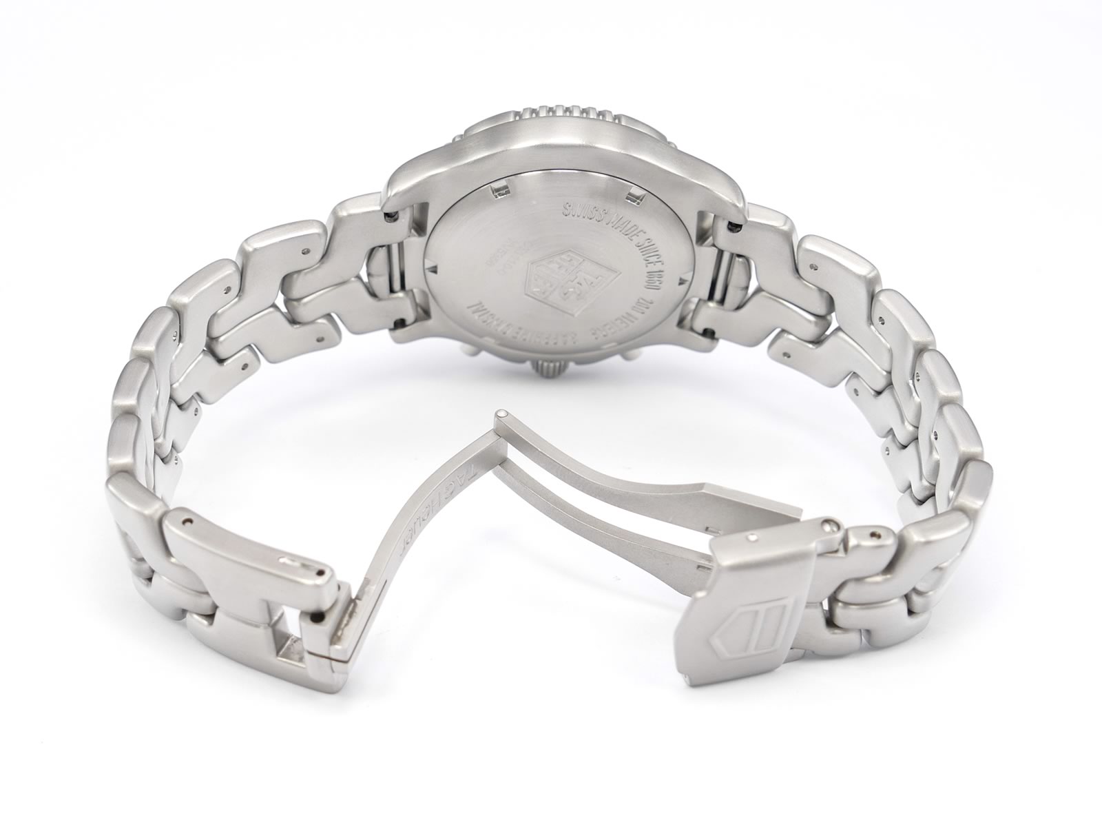 G Heuer Link Chronograph CT1110.BA0550 folding clasp