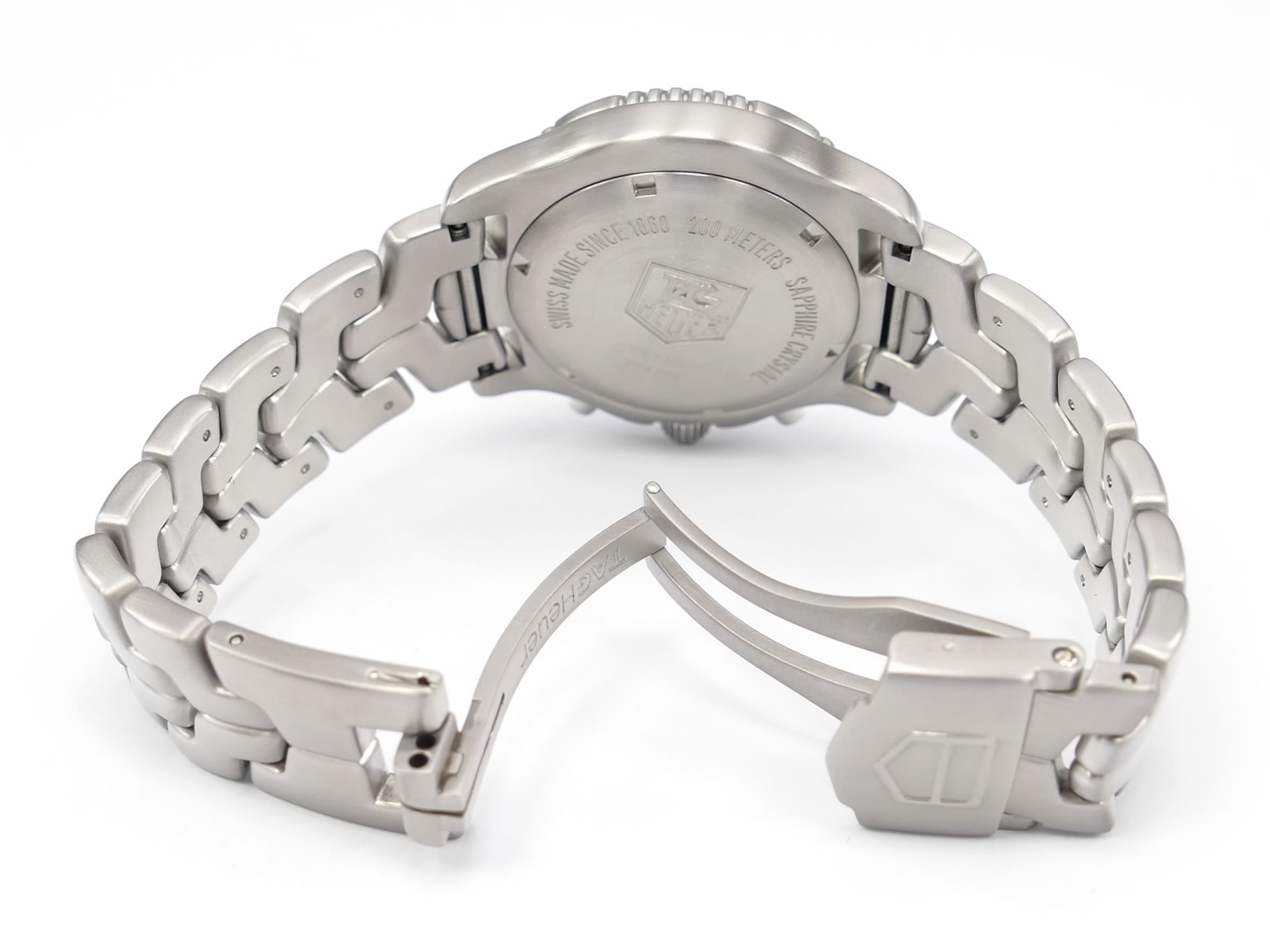 TAG Heuer Link Chronograph CT1111.BA0550 folding clasp