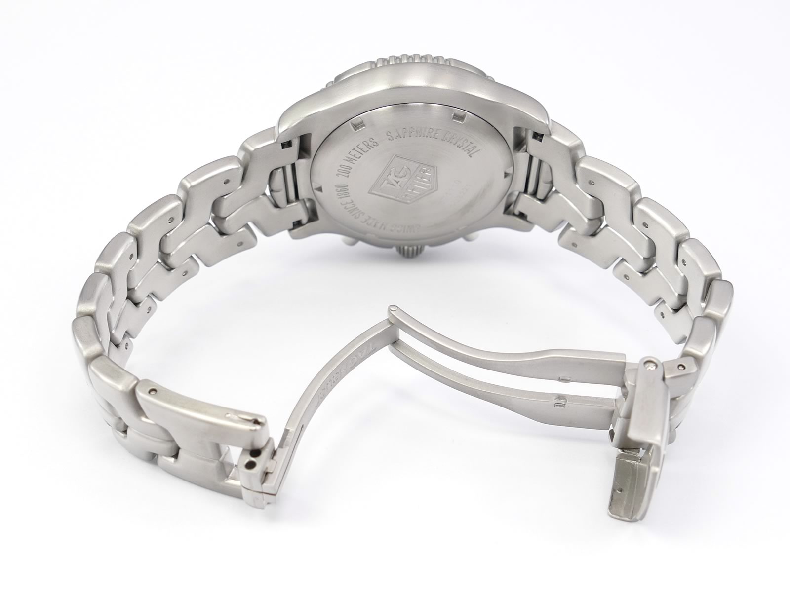 TAG Heuer Link CT1110.BA0550 stainless steel folding clasp