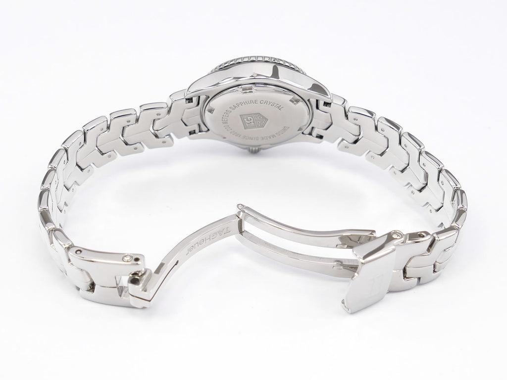 TAG Heuer Link WJ1313.BA0572 folding clasp with security clip