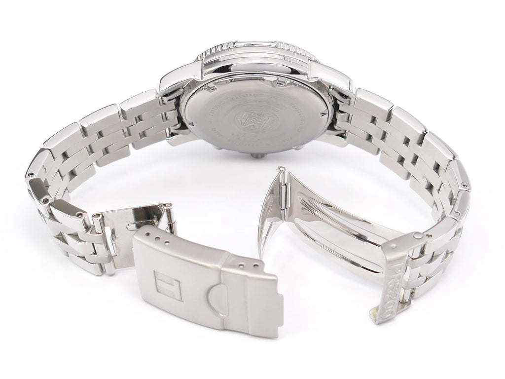 Tissot T-Sport PRS200 stainless steel folding clasp with wetsuit expansion