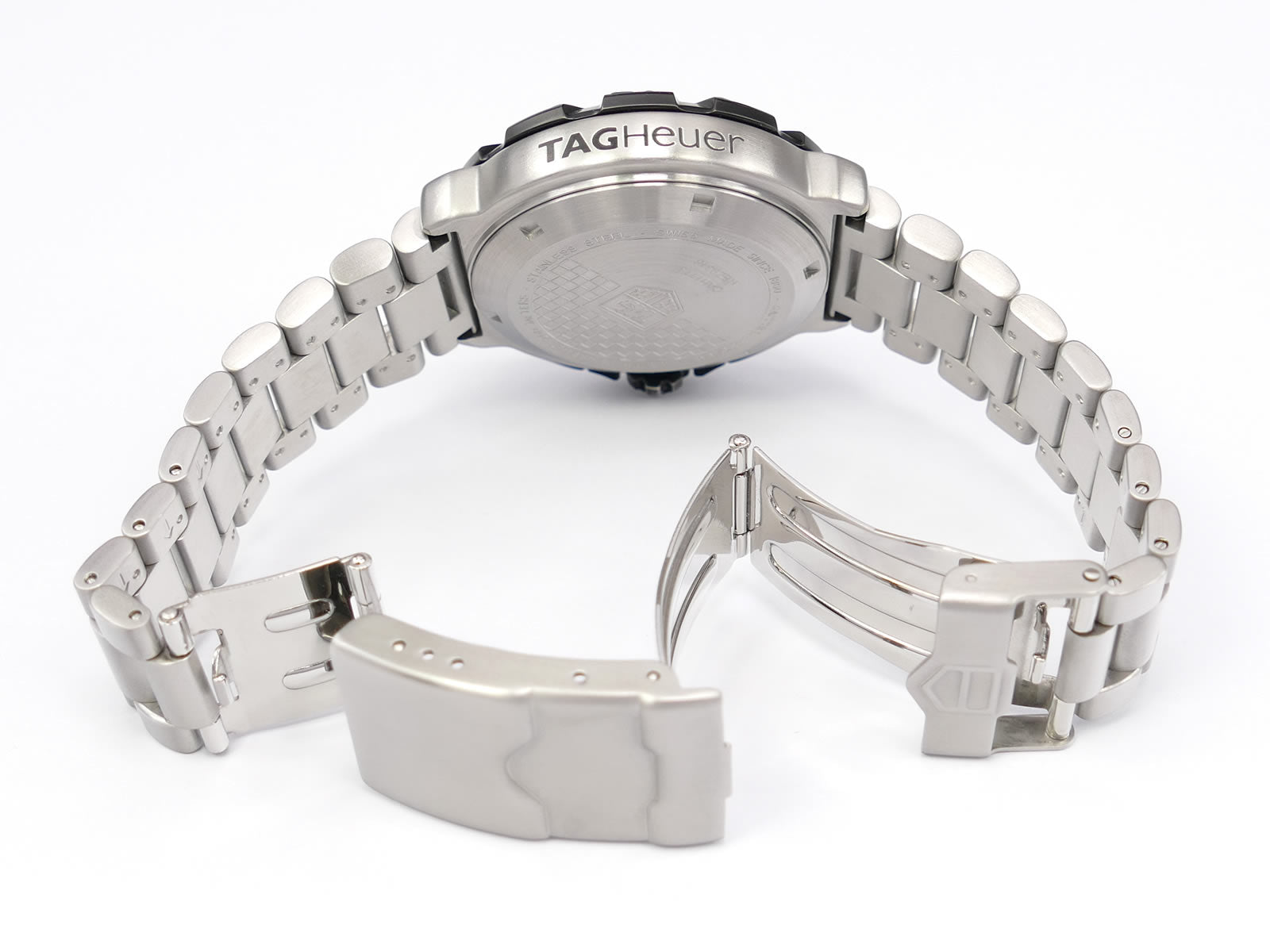 TAG Heuer Formula 1 Chronograph CAH1113 folding clasp and wetsuit expansion