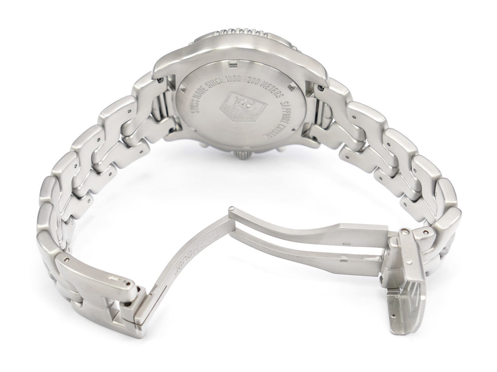 TAG Heuer Link Searacer CT1113-0 folding clasp with security clip