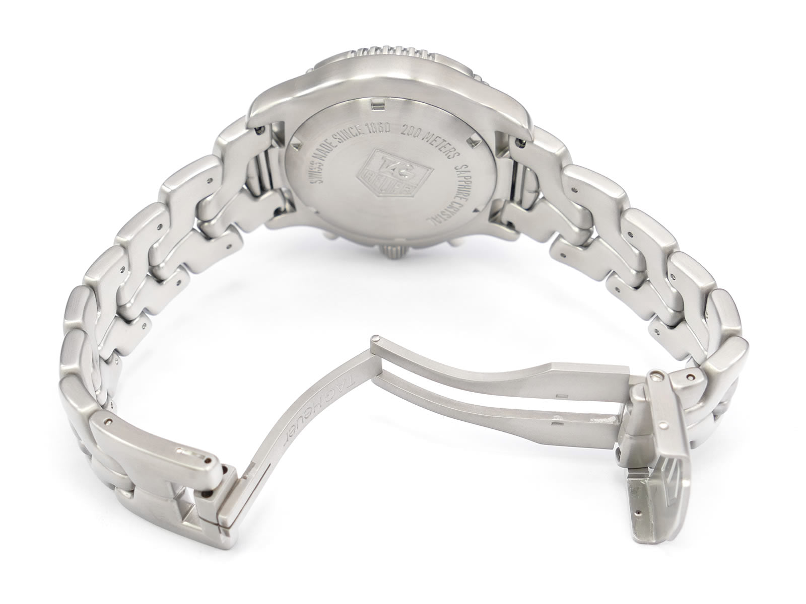 TAG Heuer Link Searacer CT1113-0 folding clasp with security clip