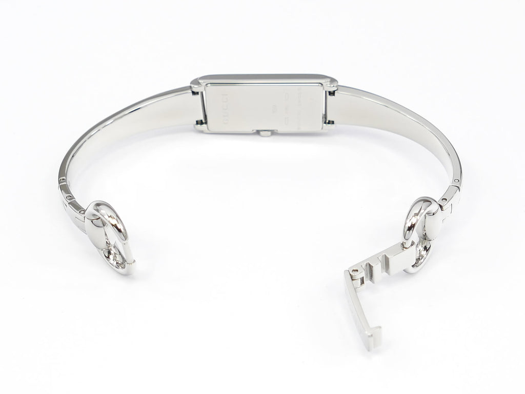 Gucci G-Line 109 Stainless Steel two piece bangle